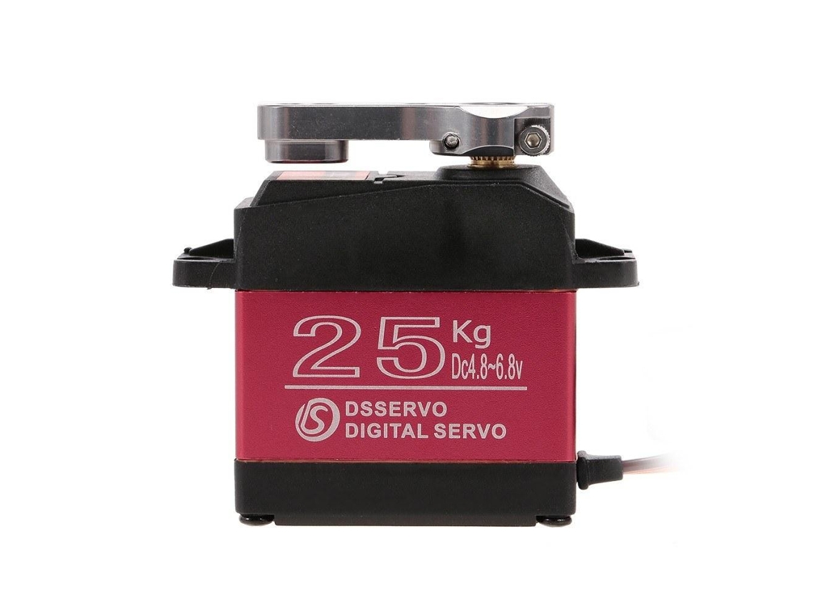 4pcs Dsservo Ds3225 25kg 180 Degree Metal Gear High Torque Waterproof Digital Servo For Rc Airplane Robot