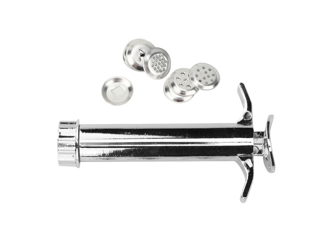 Pistola extrusora de fondant de acero inoxidable para decoración de pasteles - Herramienta para manualidades