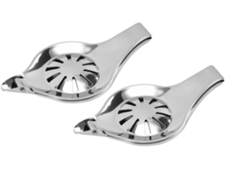 Práctico extractor de jugos, exprimidor manual de acero inoxidable, ideal para naranjas y vayotoy