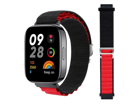 Correa Xiaomi Redmi Watch 3 Negro y Rojo
