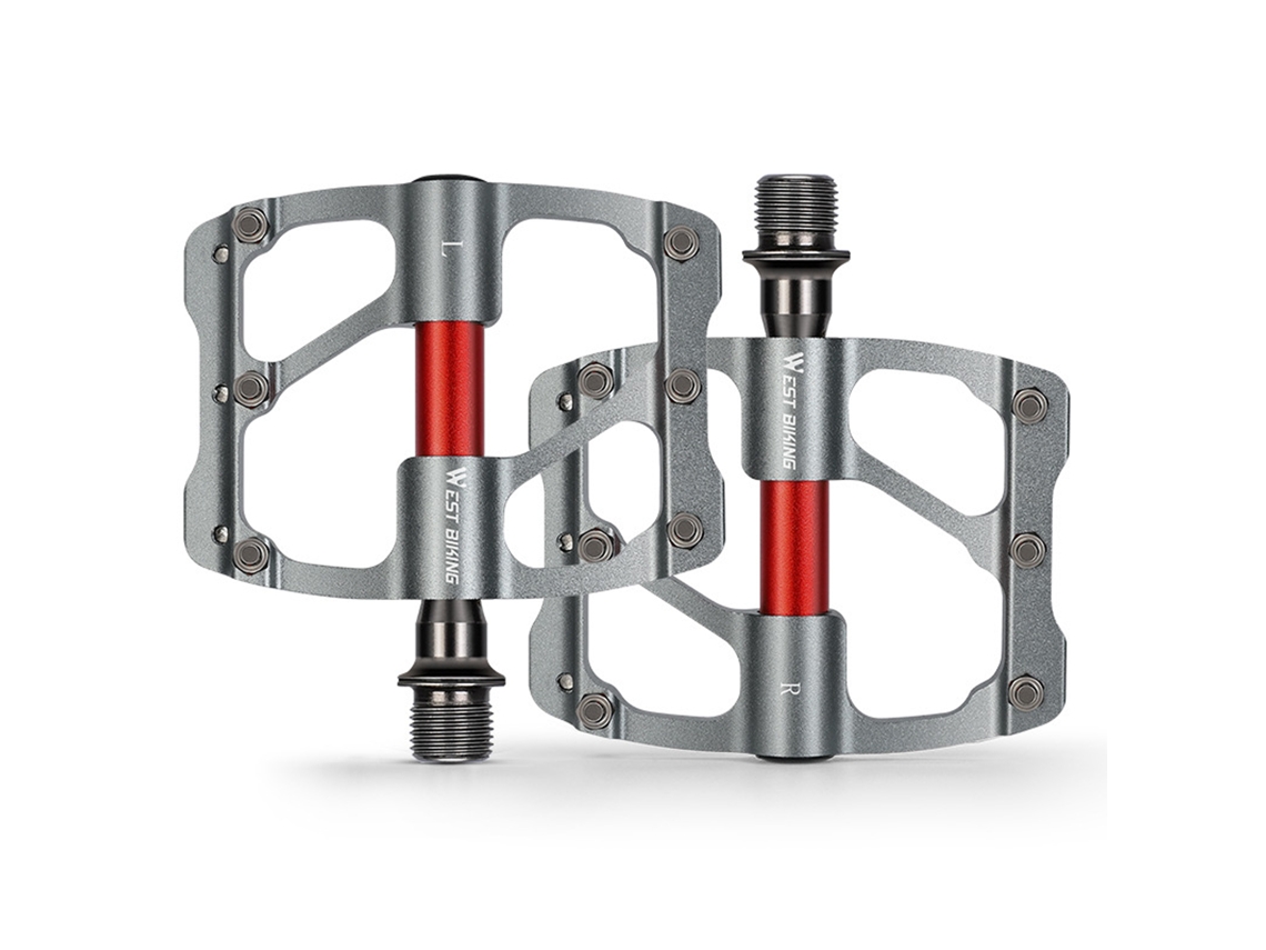 Pedales De Bicicleta Con 3 Rodamientos De Aluminio Sellados, 12 Pines, Antideslizantes, Para Bicicletas De Carretera Y De Montaña.