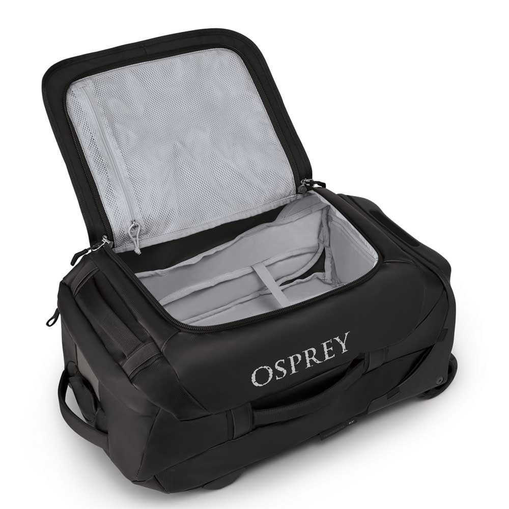 Maleta De Viaje osprey carrinho rolling 40 bolsa cabina transporter® wheeled duffel blanda negra con capacidad