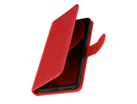 Funda Folio para Xiaomi Xiaomi 13T AVIZAR Piel Rojo