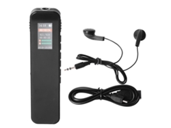 Grabadora De Voz Digital Portátil De 64 Gb, Grabadora De Sonido Para Clases Y Reuniones, Reproductor De Mp3 Con Altavoz Integrado.