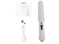 Plancha De Pelo Eléctrica Portátil De Cerámica Para Alisar Y Rizarse Con Carga Usb
