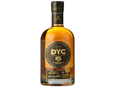 Whisky DYC Single Malt Dyc 15 Anos (0.7 L - 1 unidad)