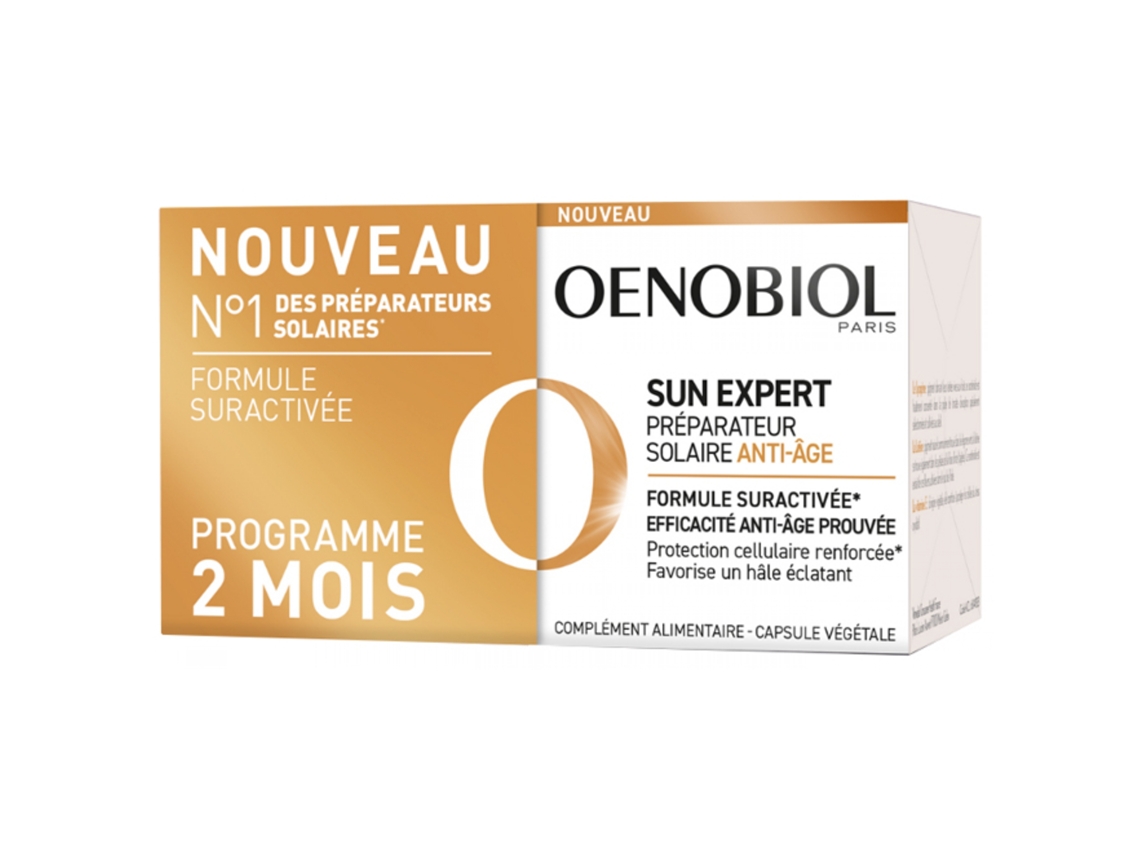 Solar Sun Expert Preparador Solar Antiedad Lote de 2 X 30 Cápsulas OENOBIOL