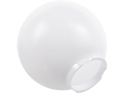 Globo De Repuesto Redondo Para Lámpara De Exterior De 20 Cm, Suave Y Antirreflejos, Para Postes De Luz.