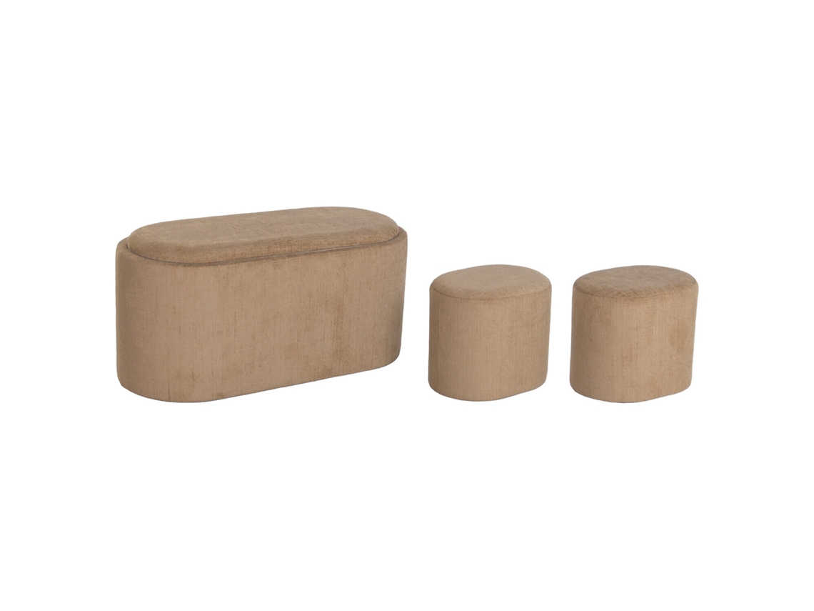 Set 3 Descalzadora Poliester Con Bandeja 96x43x45cm