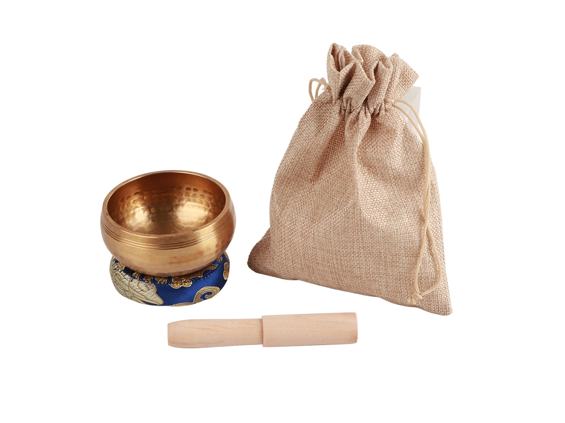 2026 Set De Bowls Cantantes Para Meditación Con Almohadilla, Mazo Y Bolsa De Almacenamiento, Hecho A Mano En Nepal