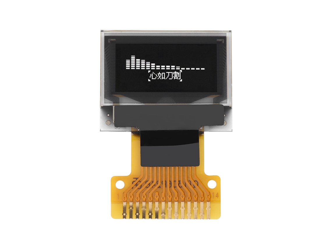 Módulo De Pantalla Oled De 0,49 Pulgadas Y 64x32 Píxeles Con Interfaz I2c/iic Para Proyectos De Bricolaje Y Dispositivos Inteligentes.