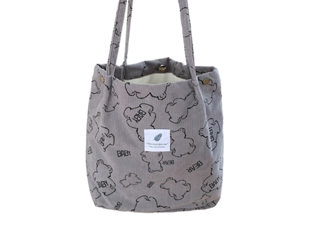 Bolsos de trabajo para mujer Bolso bandolera Bolso de mano de pana para mujer Bolso de hombro de lona con bolsillo interior, style4