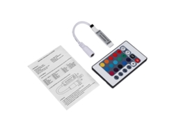 2026-control Remoto Inalámbrico Ir Mini Con 24 Teclas Para Tiras Led Rgb 3528 5050