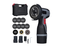 Amoladora Angular Inalámbrica De 28000 Rpm, 16,8 V, 2 Baterías De 1500 Mah Con Led Para Cortar Y Pulir.