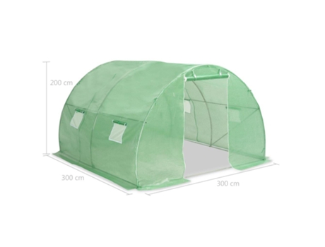 Invernadero VIDAXL 9m² 300x300x200 cm
