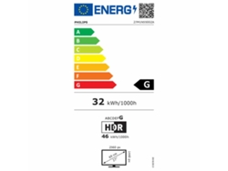Monitor PHILIPS 27M1N5500ZA/00 (Negro - Flicker free - 27" - Quad HD - Enchufe EU - 1 ms)
