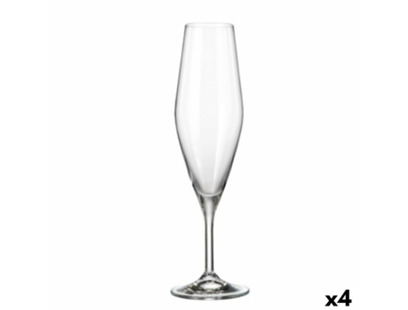 Set de Copas BOHEMIA CRYSTAL Galaxia Champagne 210 ml 6 Unidades 4 Unidades