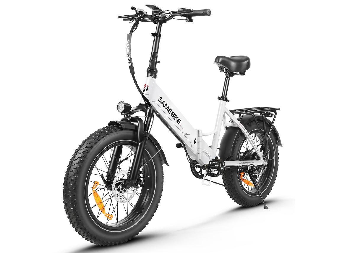 Bicicleta eléctrica plegable Samebike Lotdm200 II, 20 pulgadas, para adultos, motor de 750 W, batería de 48 V y 13 Ah