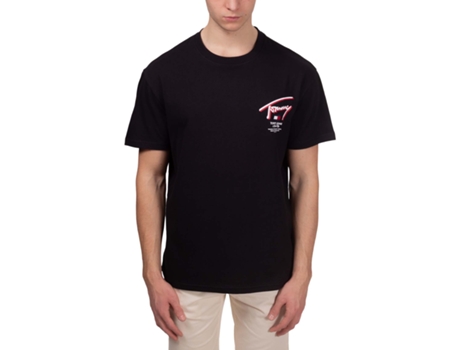 Camiseta de Hombre TOMMY JEANS Negro (2XL)