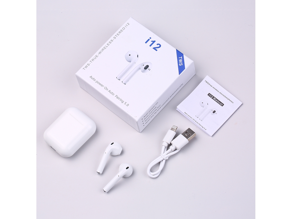 Auriculares Inalámbricos Bluetooth 5.3 Con Estuche De Carga, Batería De 300 Mah, Control Táctil Y Reducción De Ruido Para Android.