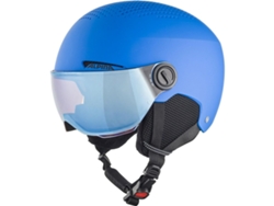 Casco de Esquí ALPINA Zupo Visor Q Lite Azul Monocromo 54-58 cm