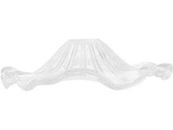 Pantalla Colgante De Cristal Transparente Con Forma De Flor Para Lámpara