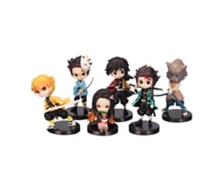Figura De Personagens De Anime Conjunto 6 Bonecos Pvc Decorativo De Bolo Colecionável Presente