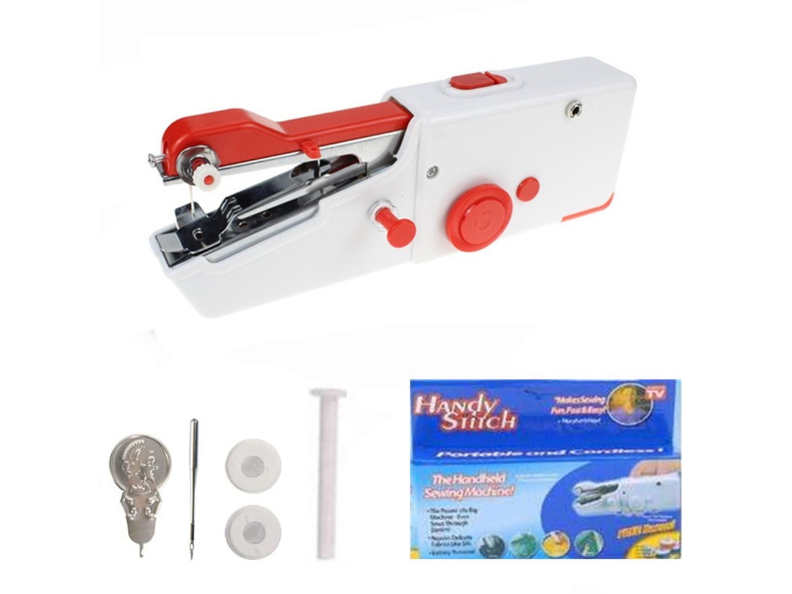 Máquina De Costura Portátil Máquina De Costura Elétrica Para Viagens Em Casa E Diy Vermelho GERTIZ