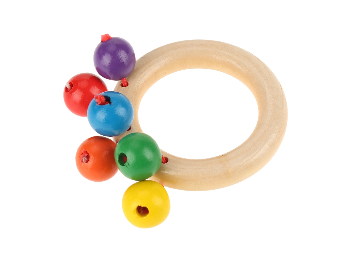 Sonajero De Madera Seguro Para Bebés, Juego Musical Educativo Para Apretar, Ideal Para Niños.