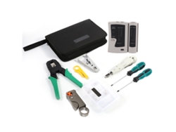 Kit Herramientas Red: Crimper, Tester Cable, Punch Down Tool Y Destornillador