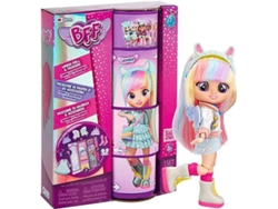 Muñeca BFF BY BEBÉS LLORONES Coleccionable Jenna Fashion con ropa y 9 accesorios