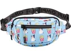 Riñonera OH MY POP! Angry Cat (Azul - 13x22x7cm)