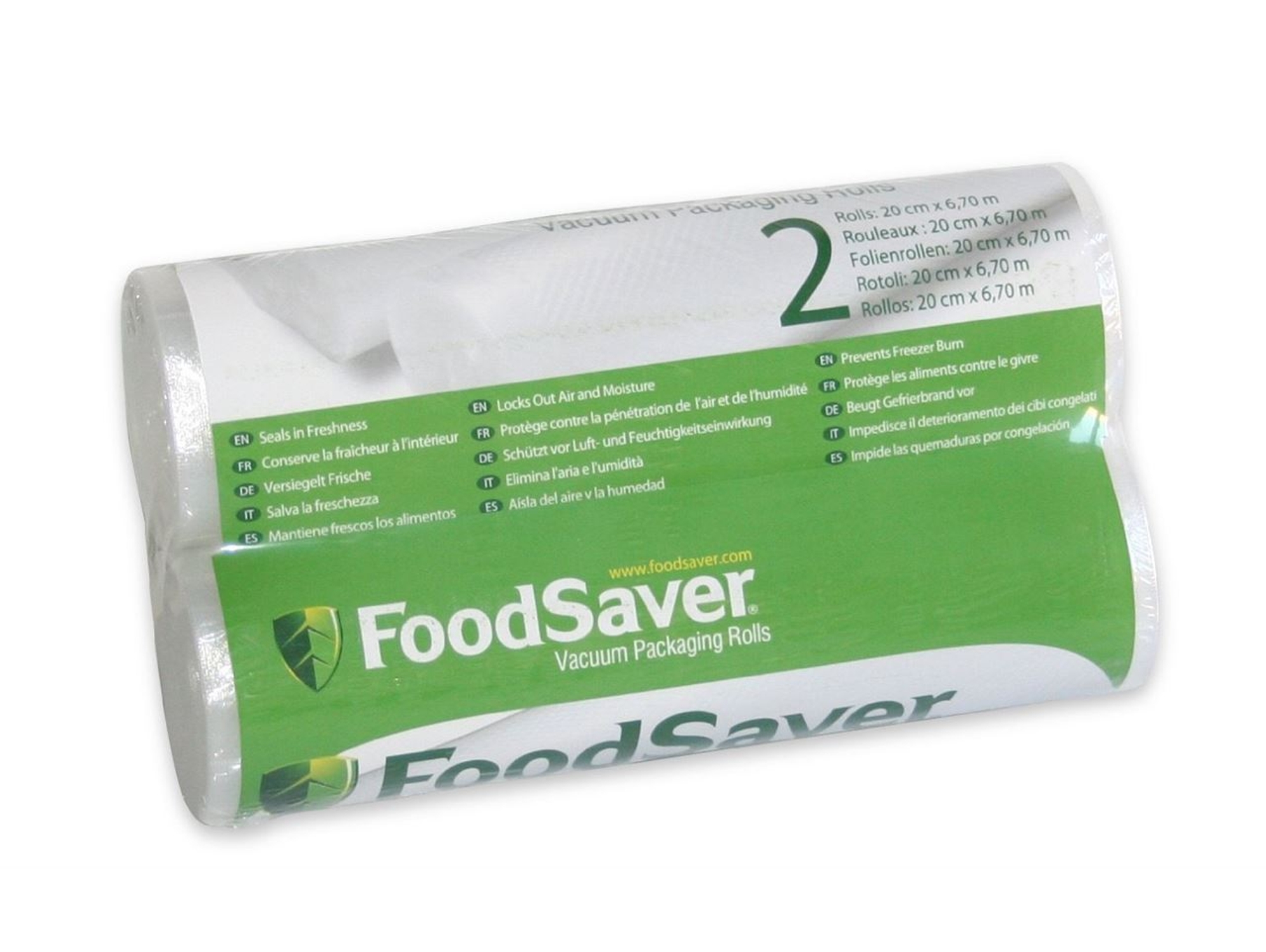 PACK 2 ROLLOS PEQUEÑ FOODSAVER FSR2002-I