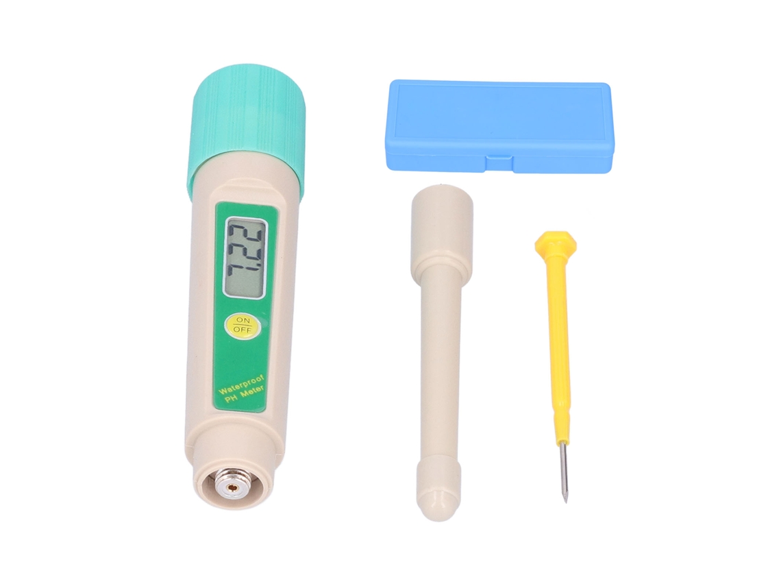 Medidor De Ph Portátil Ph-03(ii)l Con Ip65 0,00~14,00ph Para Piscinas, Acuicultura Y Agua.