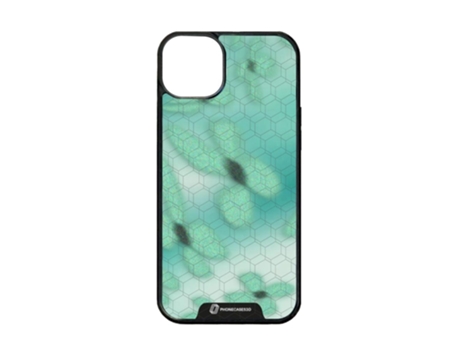 Funda Móvil Oficial Protector para iPhone 15 Plus PHONECASES3D Piel Sintética Negro