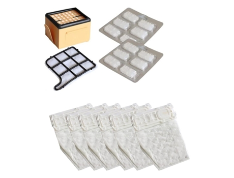 10 pçs multiconjuntos de filtros hepa para folletto vorwerk kobold vk135 vk136