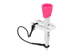 Tee De Golf De Plástico Con Escala Y Cuerda Antivuelo, Accesorio Multifuncional Para Entrenamiento De Golf.