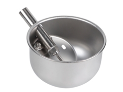 Bebedero Automático Para Cerdos, De Acero Inoxidable, 21 Cm, Para Pienso Y Agua En Zonas De Confinamiento.