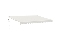 Maison Exclusive - Toldo Retráctil Automático Color Crema 4,5x3 M