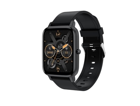 EKO Elegante reloj conectado 5.0 con correa de silicona ajustable Negro