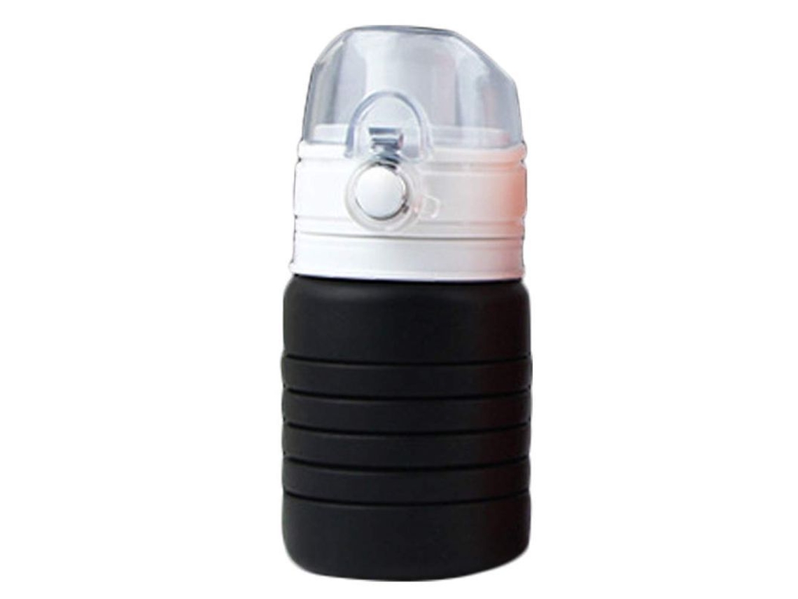 2026da-botella Deportiva Plegable Multifuncional Linjou, Vasos De Agua Telescópico Con Cierre Anti-fugas (negro)