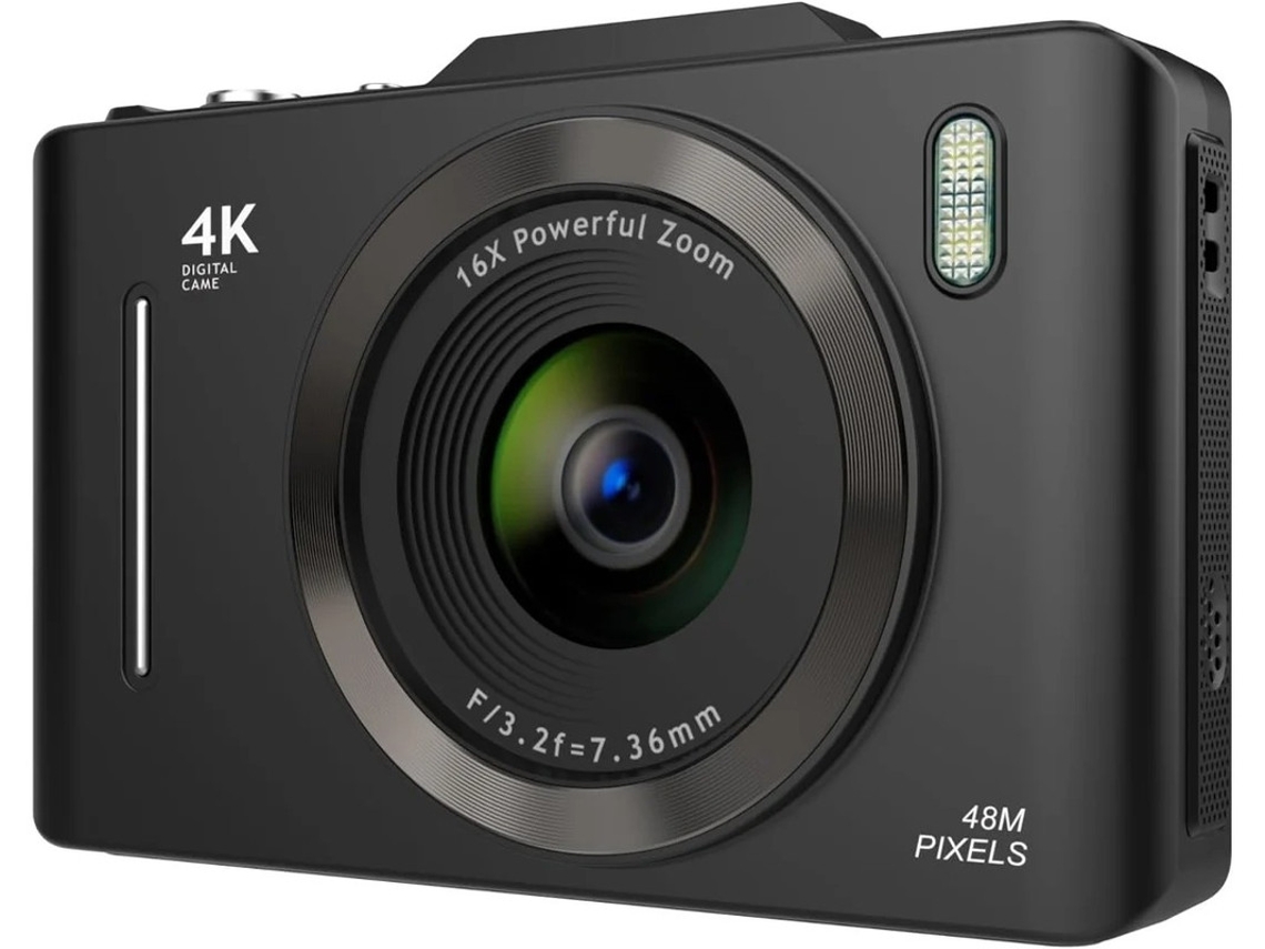 Cámara digital 4k HD con zoom de 16x y luz de prellenado Bestvite