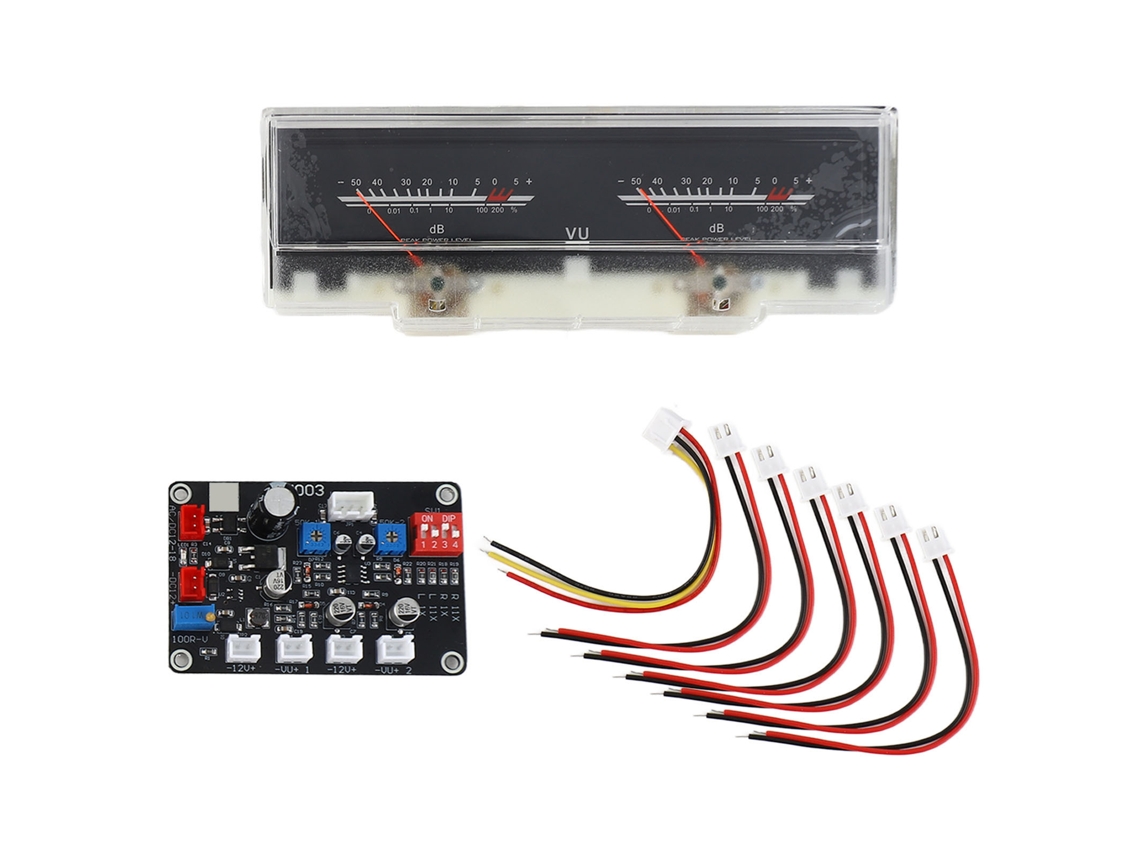 Medidor Vu Con Placa Controladora E Iluminación, Medidor De Nivel Db Para Amplificadores De Audio, Plug And Play