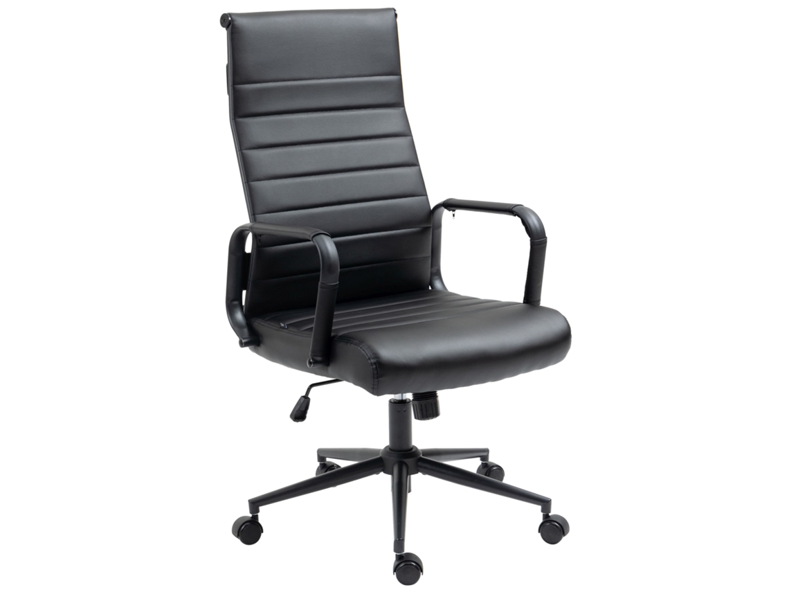 Silla De Oficina Kolumbus preto/ preto CLP