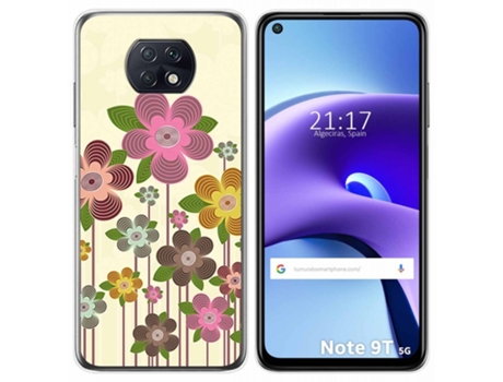 Carcasa Xiaomi Redmi Note 9T 5G TUMUNDOSMARTPHONE Dibujos Multicolor