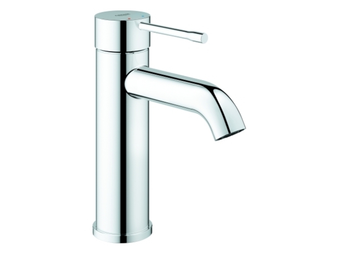 Grifo monomando para lavabo Essence, tamaño S, salida de 116 mm, sin cisterna, 24172001, color cromo Grohe