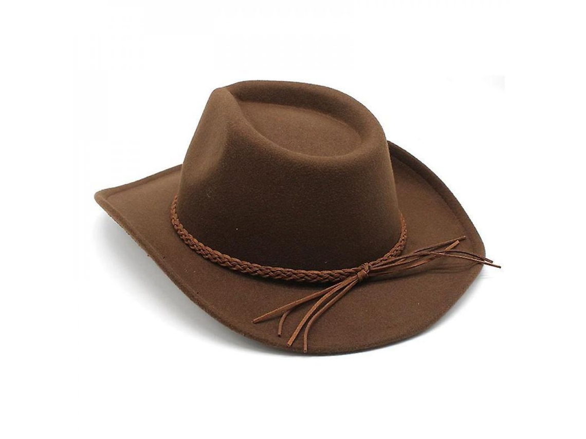 2026-sombrero Vaquero De Cuero Para Hombre Y Mujer Ligero Artesanal Western Moldable De Ancho Ahb Xl Marrón