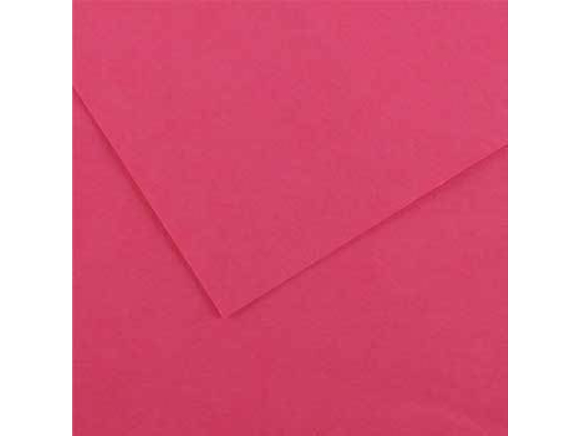 Cartulina CANSON Rosa (50 x 65 cm - 25 Unidads - 240 g/m²)