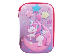 Estuche Grande Para Lápices Con Diseño De Caballo De Dibujos Animados En 3d Y Gran Capacidad Para La Escuela.