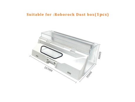 Para Xiaomi aspiradora Mijia 1S/1St Sdjqr01Rr Roborock S50 Mi piezas de Robot aspirador accesorios caja de cubo de polvo de repuesto